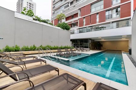 Studio à venda com 26m², 1 quarto e sem vaga Studio à venda com 26m², 1 quarto e sem vagaÁrea comum - Piscina