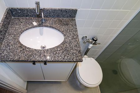 Banheiro de apartamento para alugar com 1 quarto, 35m² em Consolação, São Paulo