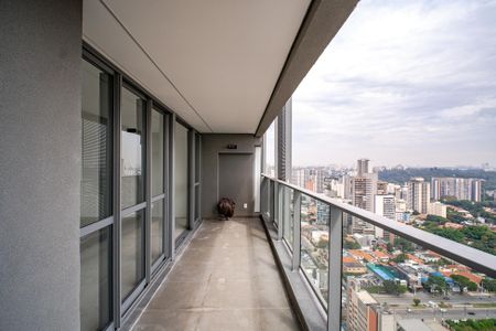 Studio à venda com 46m², 1 quarto e 1 vagaVaranda