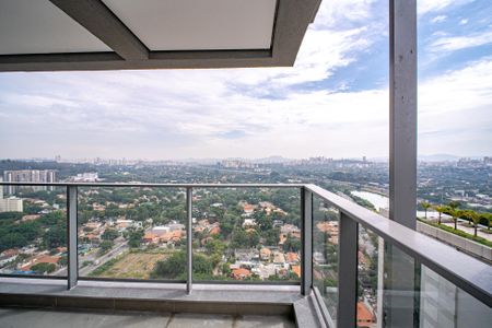 Studio à venda com 46m², 1 quarto e 1 vagaVaranda
