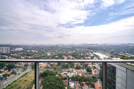 Studio à venda com 46m², 1 quarto e 1 vagaVaranda