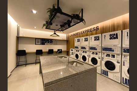 Studio à venda com 24m², 1 quarto e sem vagaLavanderia