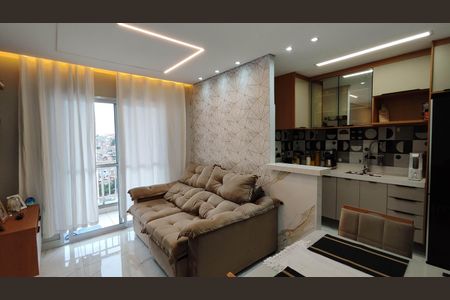 Sala de apartamento para alugar com 2 quartos, 54m² em Tanquinho, Ferraz de Vasconcelos