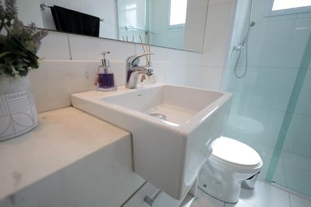 Apartamento à venda com 90m², 2 quartos e 2 vagas Apartamento à venda com 90m², 2 quartos e 2 vagasBanheiro
