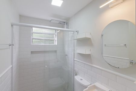 Banheiro de apartamento à venda com 1 quarto, 40m² em Vila Olímpia, São Paulo