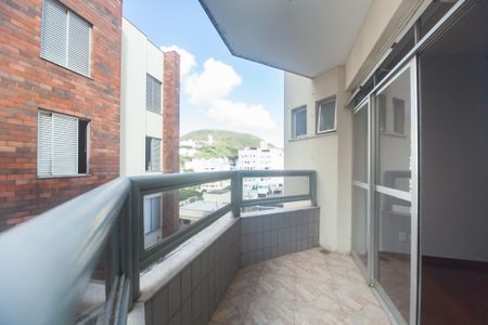 Varanda da Sala de apartamento à venda com 3 quartos, 110m² em Buritis, Belo Horizonte