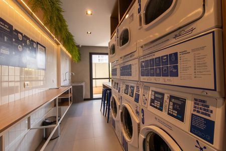 Studio para alugar com 19m², 1 quarto e sem vagaLavanderia