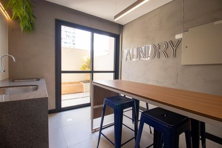 Studio para alugar com 19m², 1 quarto e sem vagaLavanderia