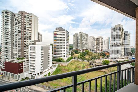 Studio para alugar com 43m², 1 quarto e sem vagaVaranda