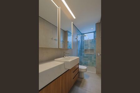 Apartamento à venda com 203m², 3 quartos e 3 vagas Apartamento à venda com 203m², 3 quartos e 3 vagasBanheiro social