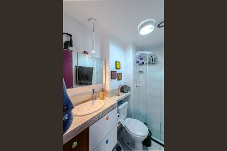 Banheiro de kitnet/studio à venda com 1 quarto, 24m² em Sé, São Paulo