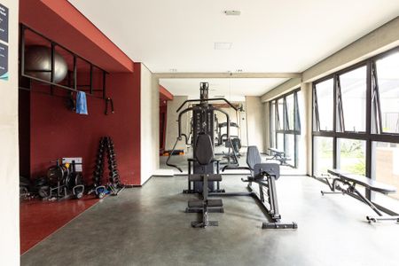 Apartamento para alugar com 38m², 1 quarto e sem vaga Apartamento para alugar com 38m², 1 quarto e sem vagaÁrea comum - Academia