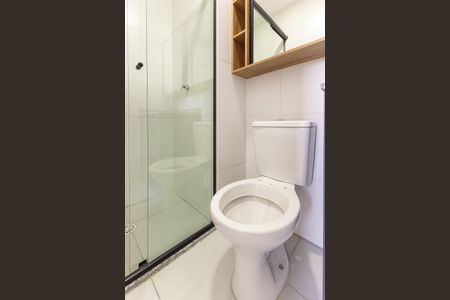 Apartamento para alugar com 38m², 1 quarto e sem vaga Apartamento para alugar com 38m², 1 quarto e sem vagaBanheiro da Suíte