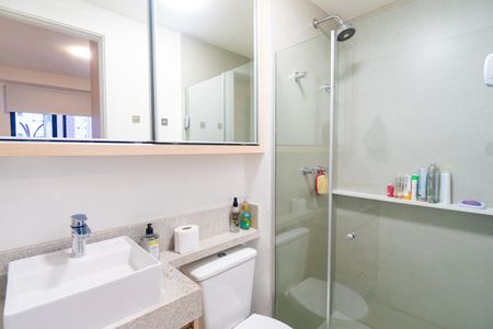 Banheiro da Suíte de apartamento à venda com 2 quartos, 50m² em Vila Mariana, São Paulo
