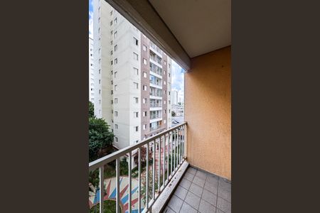 Varanda da Sala de apartamento à venda com 2 quartos, 55m² em Brás, São Paulo