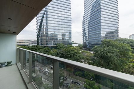 Studio à venda com 54m², 1 quarto e 1 vagaVaranda