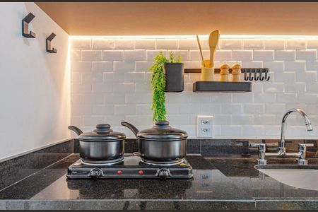 Studio à venda com 21m², 1 quarto e sem vaga Studio à venda com 21m², 1 quarto e sem vagaCozinha