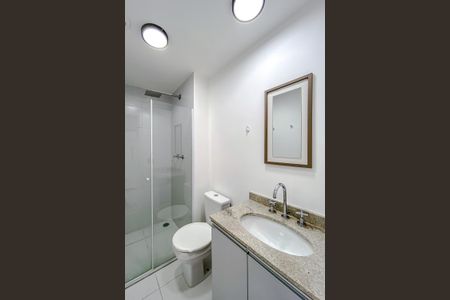 Banheiro de kitnet/studio à venda com 1 quarto, 21m² em Belenzinho, São Paulo