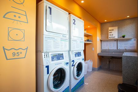 Apartamento para alugar com 25m², 1 quarto e 1 vaga Apartamento para alugar com 25m², 1 quarto e 1 vagaLavanderia
