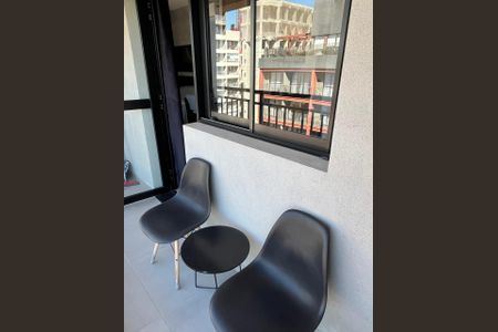 Varanda de apartamento à venda com 1 quarto, 22m² em Vila Mariana, São Paulo
