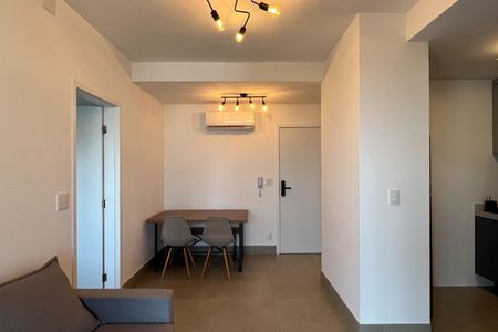 Sala de apartamento para alugar com 1 quarto, 54m² em Boqueirão, Santos