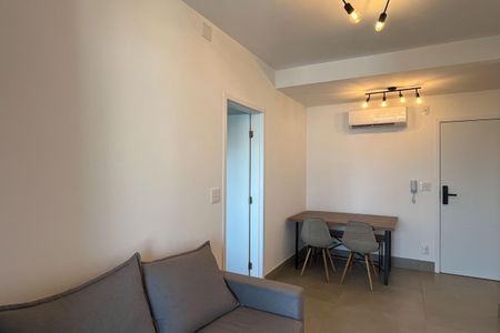 Sala de apartamento para alugar com 1 quarto, 54m² em Boqueirão, Santos