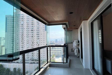 Varanda da Sala de apartamento para alugar com 1 quarto, 54m² em Boqueirão, Santos