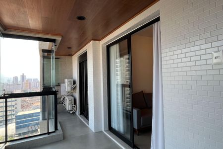Varanda da Sala de apartamento para alugar com 1 quarto, 54m² em Boqueirão, Santos
