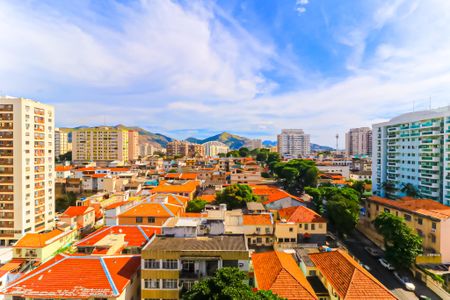 Varanda da Sala vista de apartamento para alugar com 1 quarto, 49m² em Cachambi, Rio de Janeiro