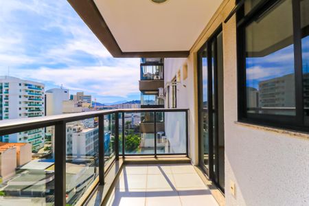 Varanda da Sala de apartamento para alugar com 1 quarto, 49m² em Cachambi, Rio de Janeiro