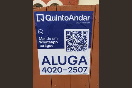 Casa para alugar com 80m², 1 quarto e sem vaga Casa para alugar com 80m², 1 quarto e sem vagaPlaca do Quinto Andar WPSU-316
