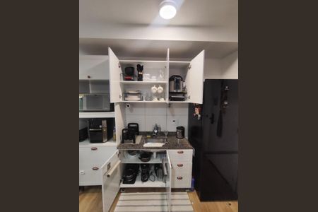 Cozinha de apartamento para alugar com 1 quarto, 30m² em Santo Cristo, Rio de Janeiro