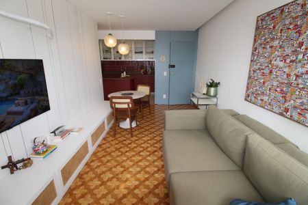 Sala de apartamento para alugar com 1 quarto, 50m² em Vila Adyana, São José dos Campos
