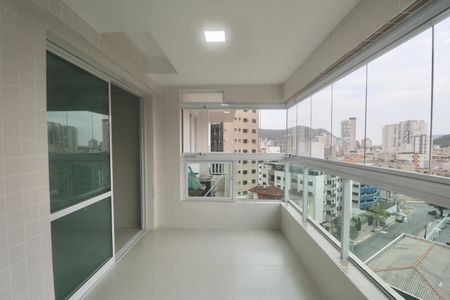 Varanda de apartamento para alugar com 2 quartos, 74m² em Vila Alzira, Guarujá