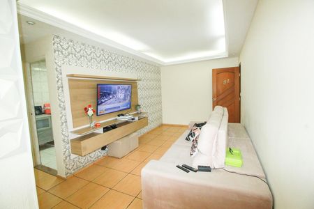 Sala de apartamento para alugar com 2 quartos, 59m² em Parque Sao Vicente, Santo André