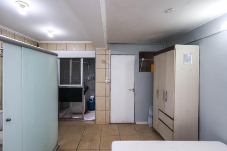 Quarto e cozinha de kitnet/studio para alugar com 1 quarto, 18m² em Cambuci, São Paulo