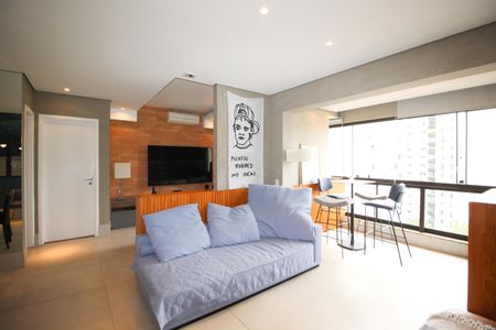 Sala de apartamento para alugar com 2 quartos, 110m² em Vila Nova Conceição , São Paulo