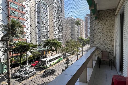 Varanda  de apartamento para alugar com 1 quarto, 70m² em Boqueirão, Santos
