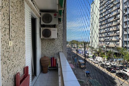 Varanda  de apartamento para alugar com 1 quarto, 70m² em Boqueirão, Santos