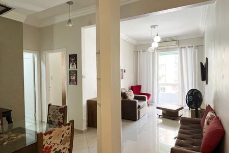 Sala de apartamento para alugar com 1 quarto, 70m² em Boqueirão, Santos