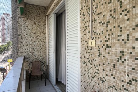 Varanda  de apartamento para alugar com 1 quarto, 70m² em Boqueirão, Santos