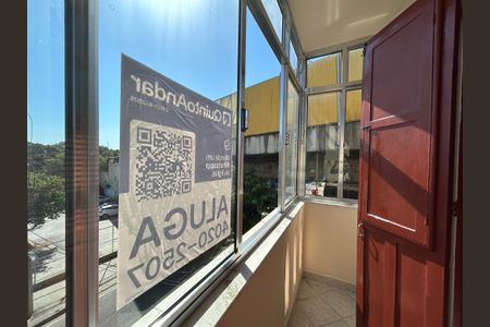 Apartamento para alugar com 50m², 2 quartos e 1 vagaVaranda do quarto 1