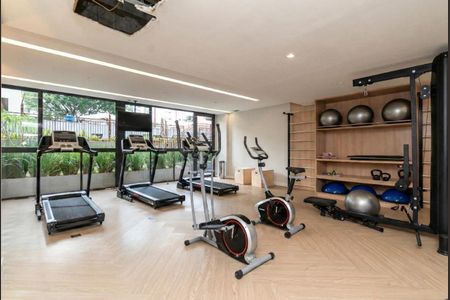 Studio para alugar com 27m², 1 quarto e sem vaga Studio para alugar com 27m², 1 quarto e sem vagaÁrea comum - Academia