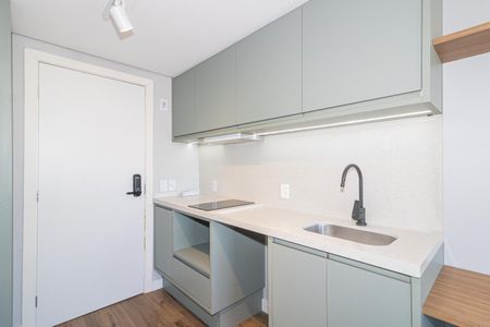 Studio para alugar com 27m², 1 quarto e sem vaga Studio para alugar com 27m², 1 quarto e sem vagaCozinha
