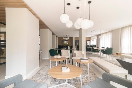 Studio para alugar com 27m², 1 quarto e sem vaga Studio para alugar com 27m², 1 quarto e sem vagaÁrea comum - Salão de festas