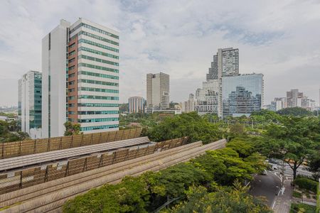 Vista da Varanda de apartamento à venda com 1 quarto, 27m² em Pinheiros, São Paulo