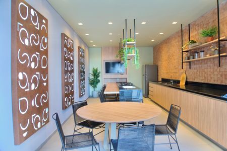 Apartamento para alugar com 120m², 2 quartos e 2 vagasÁrea Comum - Espaço Gourmet