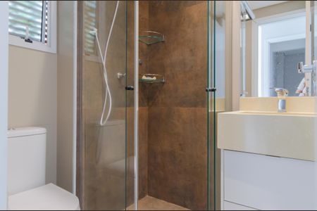 Banheiro de apartamento à venda com 1 quarto, 45m² em Vila Monumento, São Paulo