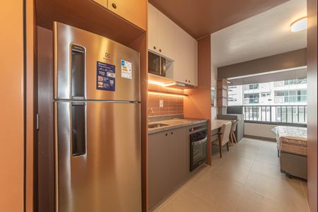 Studio à venda com 25m², 1 quarto e sem vagaCozinha