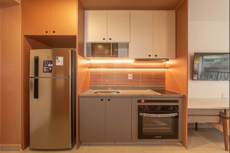 Studio à venda com 25m², 1 quarto e sem vagaCozinha